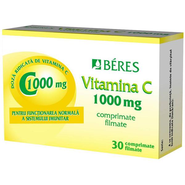 Vitamina C 1000 mg - Beres, 30 comprimate