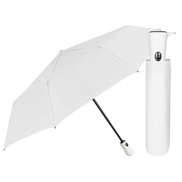 Umbrela ploaie tehnology alba personalizabila