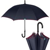 Umbrela ploaie automata baston pentru barbati albastru inchis