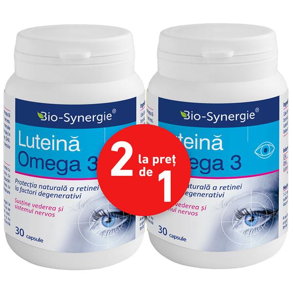 Luteina Omega 3 - Bio-Synergie, 30 capsule 1 + 1 gratis