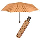 Mini Umbrela ploaie automata pliabila model cu buline portocalii