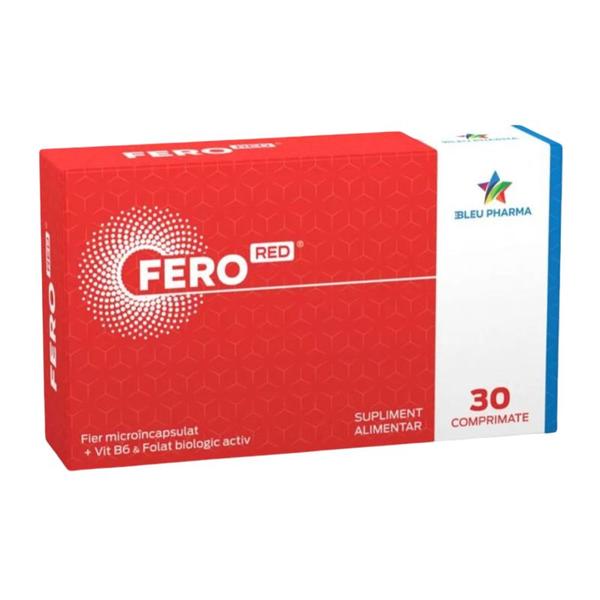 FeroRed Supliment Alimentar Bleu Pharma, 30 comprimate