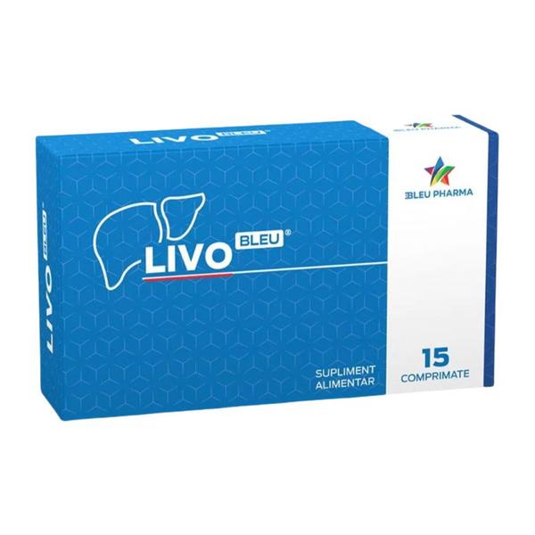 LivoBleu Supliment Alimentar Bleu Pharma, 15 comprimate