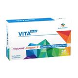 VitaBleu Supliment Alimentar cu Vitamine, Minerale si Aminoacizi Esentiali Bleu Pharma, 30 comprimate