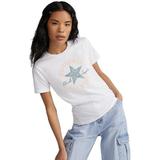 Tricou femei Converse Chuck Patch 10024967-102, S, Alb