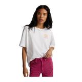 Tricou femei Converse Grow Together Oversized T-Shirt 10025447-102, XS, Alb