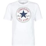 Tricou unisex Converse Chuck Patch Core 10025459-102, M, Alb