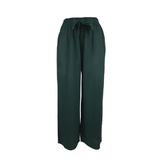 Pantaloni largi, Univers Fashion,, 2 buzunare, verde, M