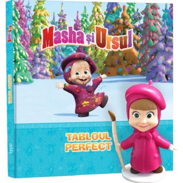 Masha si ursul. tabloul perfect + jucarie, editura litera