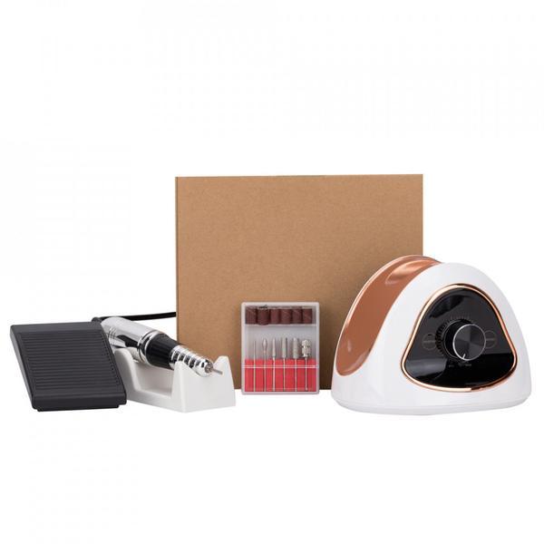Freza electrica unghii - 68w 45.000 rpm m15 white gold