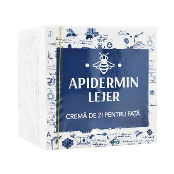 Crema Lejera Hidratanta de Zi SPF 15 Apidermin, 50 ml
