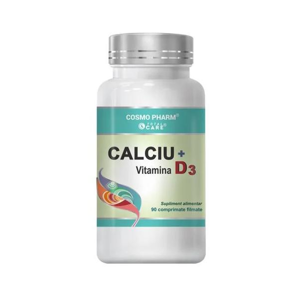 Calciu si Vitamina D3 Total Care, Cosmo Pharm, 90 comprimate