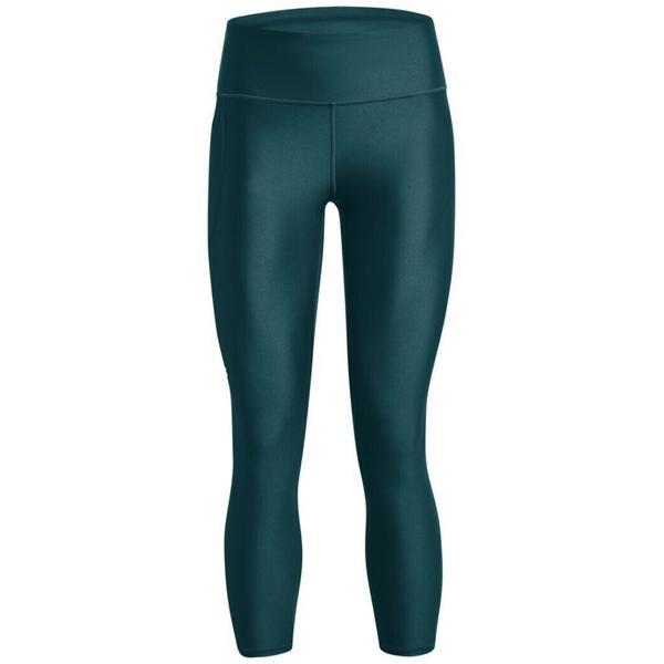 Colanti femei under armour heatgear no-slip waistband ankle leggings 1365335-722, xl, verde