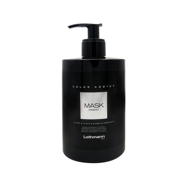 Masca nuantatoare pentru par blond nuante reci silver color addict lothmann, 450 ml