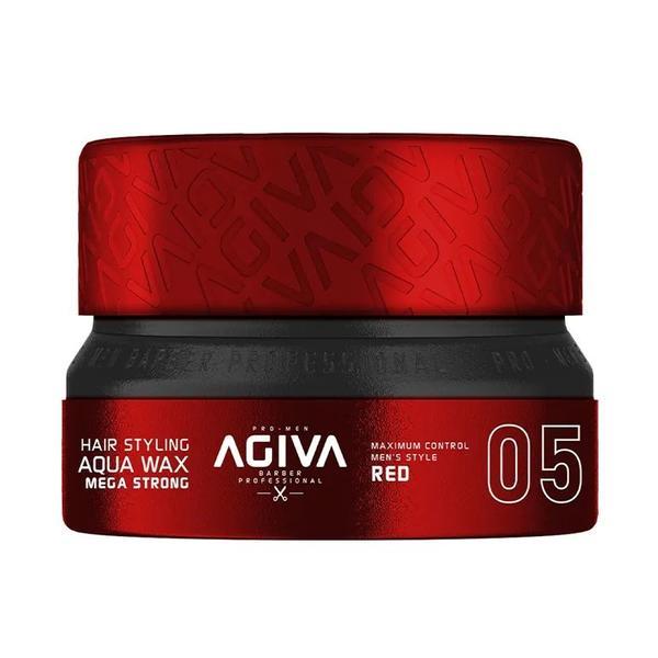 Ceara de par Aqua Wax Mega Strong 05 Rosu (Red) Agiva -155 ml