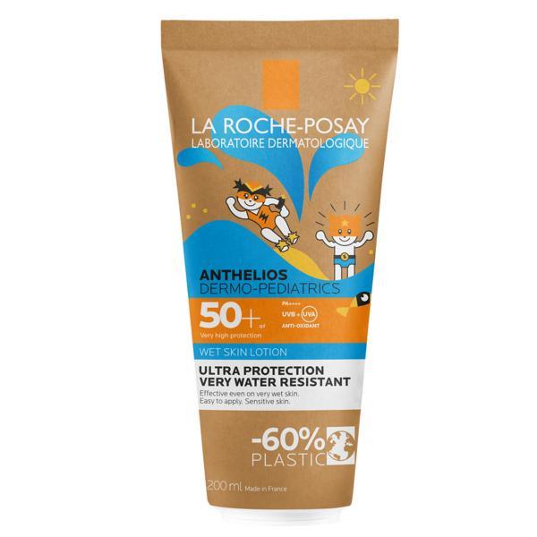 Lotiune wet skin cu protectie solara spf 50+ pentru corp, la roche-posay, 200 ml 