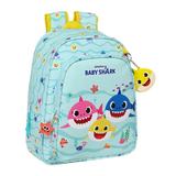 Rucsac clasa zero 33 cm Baby Shark cu sunet