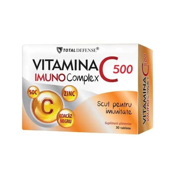 Vitamina C 500 Imuno Complex Total Defense, Cosmo Pharm, 30 tablete