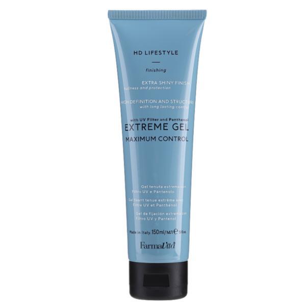 Gel pentru par cu fixare puternica, farmavita hd life style extreme gel, 150 ml