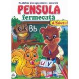 Pensula fermecata. Ma distrez si cu apa colorez. Alfabetul, editura Pegas