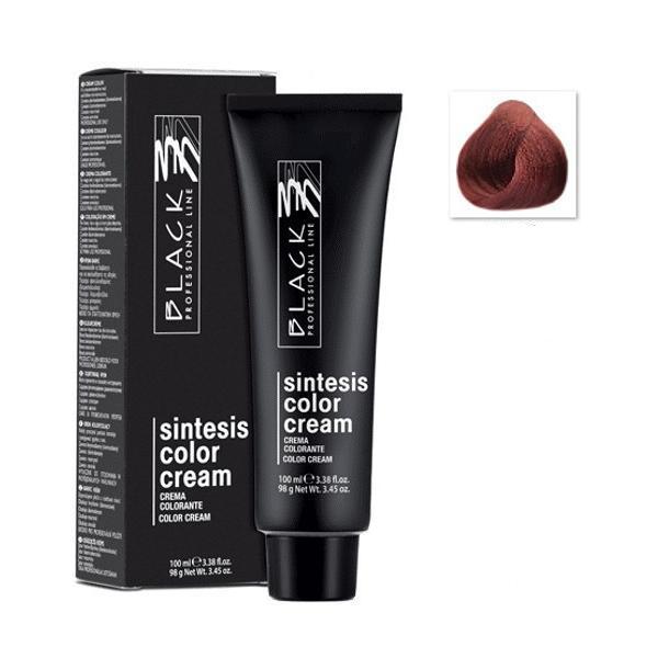 Short life - vopsea crema permanenta - black professional line sintesis color cream, nuanta 6.56 garnet, 100 ml