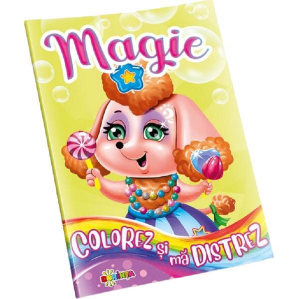 Colorez si ma distrez - magie, editura dorinta
