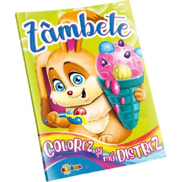 Colorez si ma distrez - zambete, editura dorinta