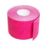 Banda Kinesiologica Vitammy Tape 1, impermeabila, moale si confortabila, fara latex, 5 cm x 5 m, Roz