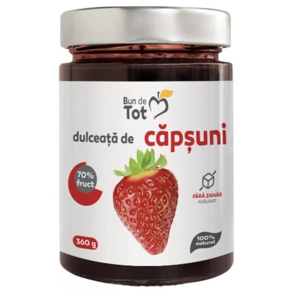 Dulceata de Capsuni fara Zahar - Dacia Plant Bun de Tot, 360 g