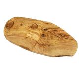 Tocator din lemn de maslin, 30-34 cm, forma naturala, rustica