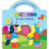 Unicornii. Coloreaza si lipeste. In excursie, editura Girasol