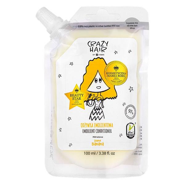 Balsam emolient pentru echilibrarea peh-ului cu banane ch4 - emolient conditioner peh baalance with scent banana, hiskin, 100 ml