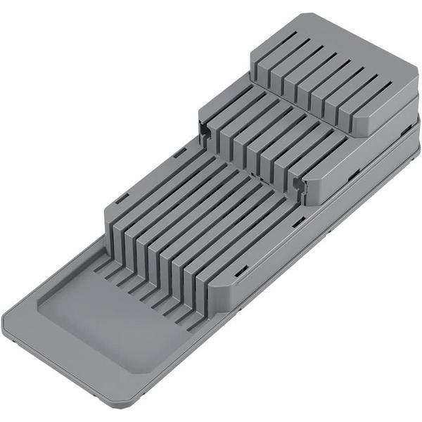 Organizator modular pentru cutite Blade Fit, gri