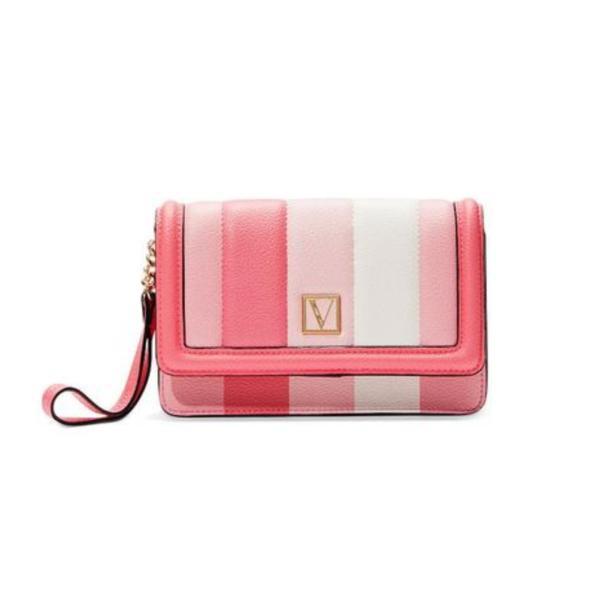 Portofel, Victoria&#039;s Secret, The Victoria Wristlet, Pink Multi Stripe