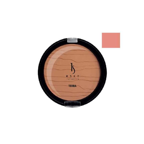 Pudra Compacta Bronzanta KS61 KSKy Terra, Nuanta KS 611 Ambre, 25 g