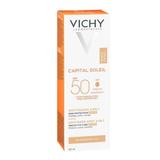 Crema colorata anti-pete pigmentare cu protectie solara SPF 50+ pentru fata Capital Soleil, Vichy, 50 ml