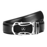 Curea barbati, Piksel, piele naturala, logo Mercedes, negru