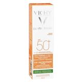 Crema matifianta 3 in1 cu protectie solara SPF 50+ pentru fata Capital Soleil, Vichy, 50 ml