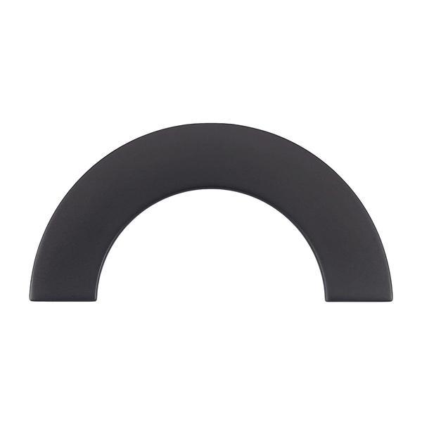 Maner pentru mobila esme, finisaj negru mat cb, 128 mm