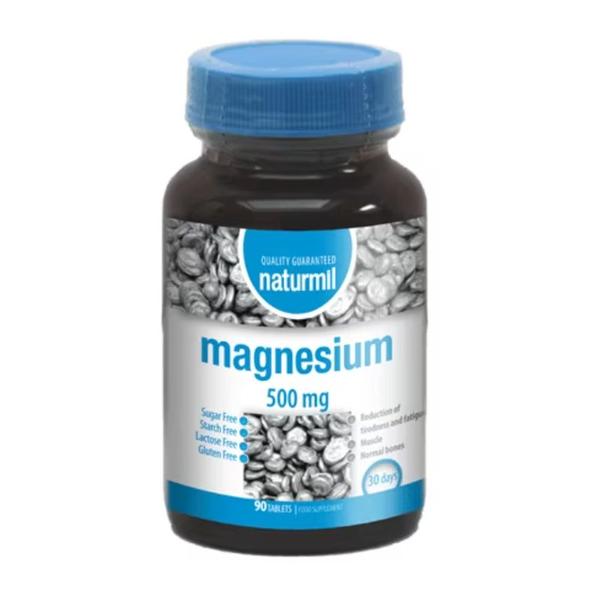 Magneziu 500 mg Naturmil, 90 tablete