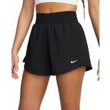 Pantaloni scurti femei Nike Dri-FIT One High Rise 2in1 DX6016-010, XS, Negru