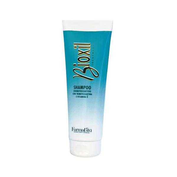 Sampon tratament impotriva caderi parului cu cofeina, farmavita bioxil shampoo, 250 ml