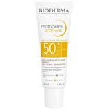 Gel-crema cu efect antioxidant impotriva petelor brune Photoderm Spot-Age, SPF 50+, Bioderma, 40 ml