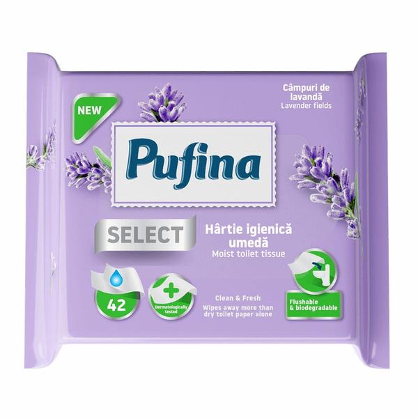 Hartie Igienica Umeda - Pufina Select Lavender Fields, 42 buc.