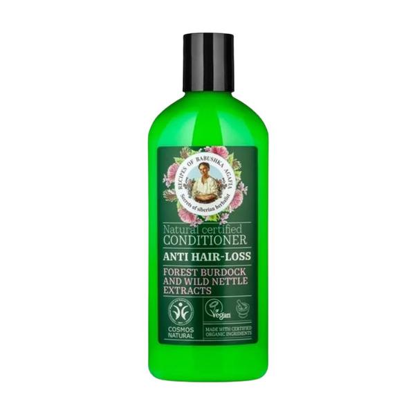 Balsam impotriva caderii parului cu brusture si urzica, eurobio lab, 260 ml