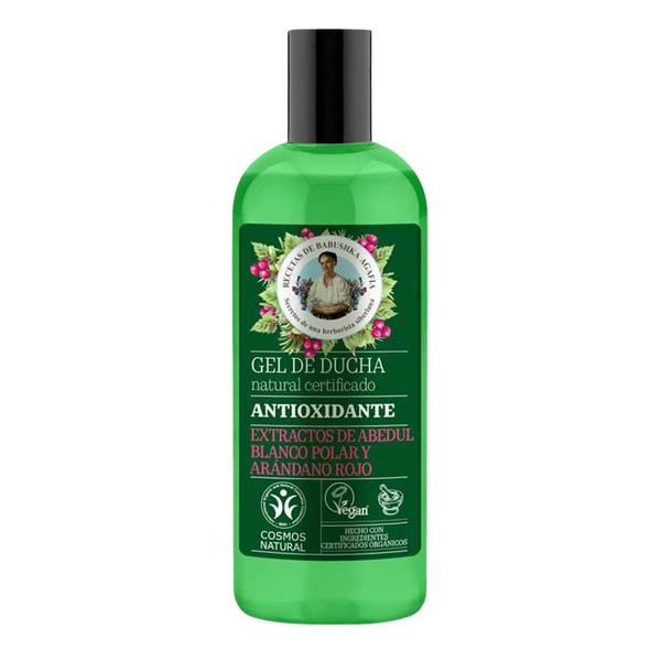 Gel de dus antioxidant cu mesteacan si merisoare, eurobio lab, 260 ml