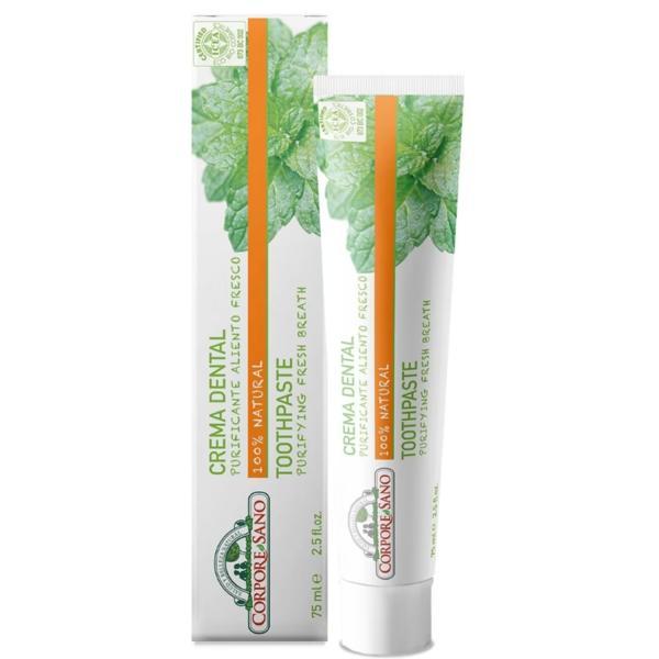 Pasta de dinti fara fluor pentru respiratie proaspata, corpore sano fresh breath toothpaste, 75 ml