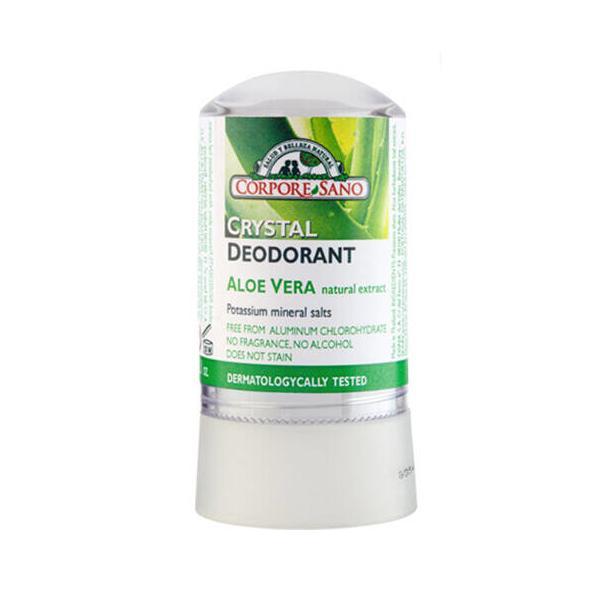 Deodorant mineral natural piatra de alaun cu aloe vera,corpore sano mineral crystal deodorant, 60 ml