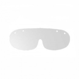 Folie transparenta pentru ecran de protectie ochi Prima, plastic, anti-ceata, de unica folosinta, 22 x 6.8cm, 10 buc