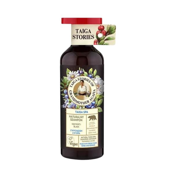 Sampon fortifiant cu infuzie de 37 de plante taiga stories, eurobio lab, 500 ml
